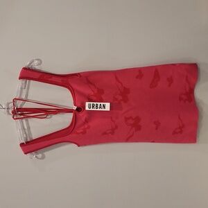 Urban Outfitters Pink Butterfly Dress size medium